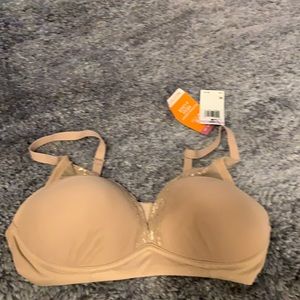 Warner’s mesh and lace wireless bra